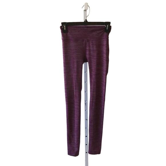 Outdoor Voices Purple 7/8 Striped Leggings - Picture 2 of 7